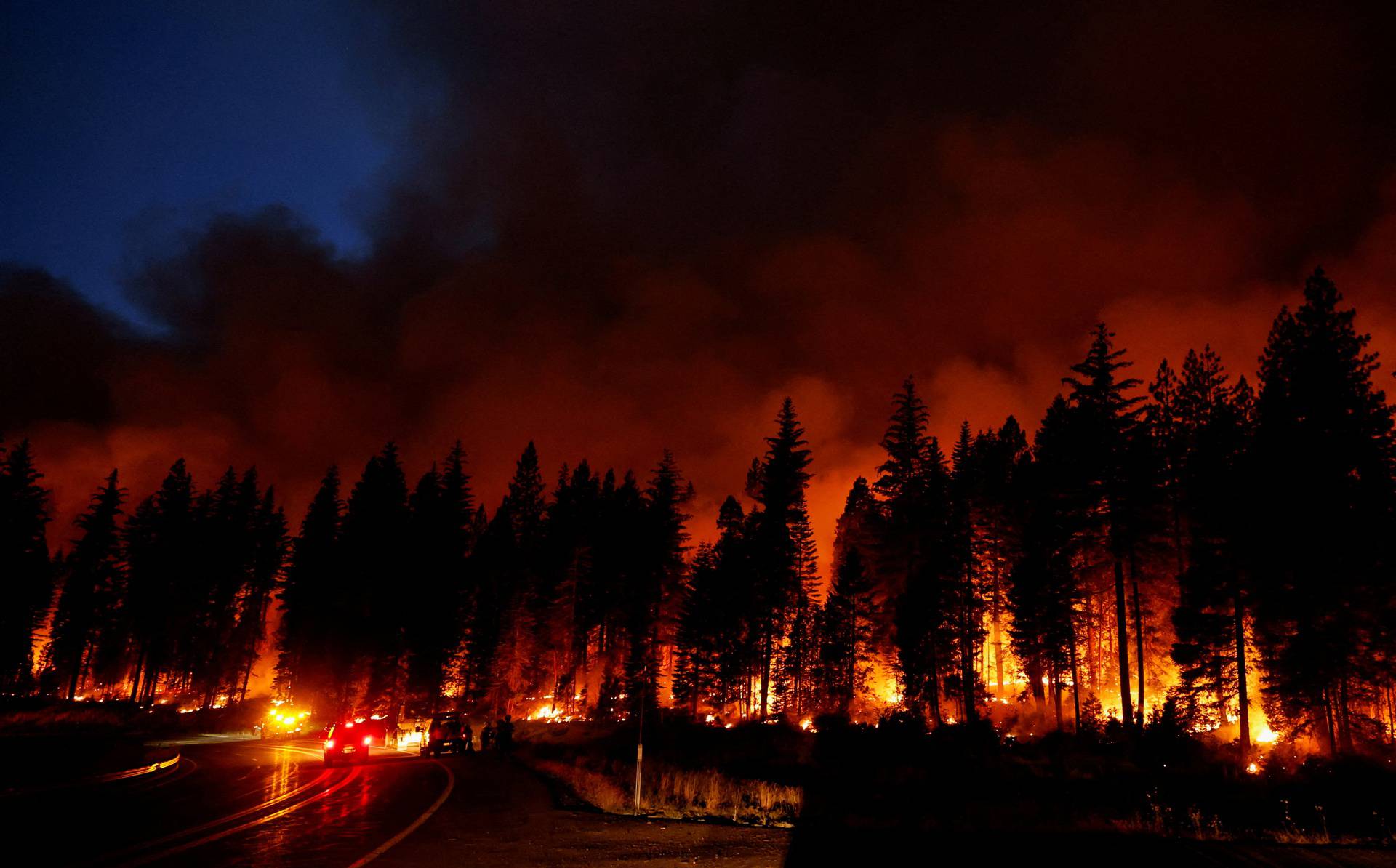 Park Fire, near Jonesville