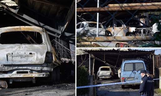 FOTO Veliki požar u Remetama: Evo što je ostalo od tri auta