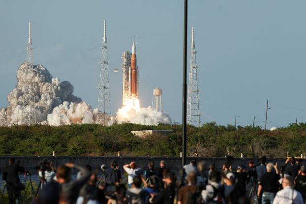 Artemis II launch in Cape Canaveral