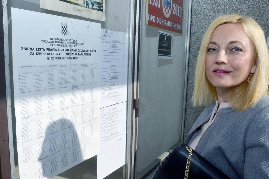 Marijana Petir glasovanje za Europski parlament obavila u Mustafinoj Kladi