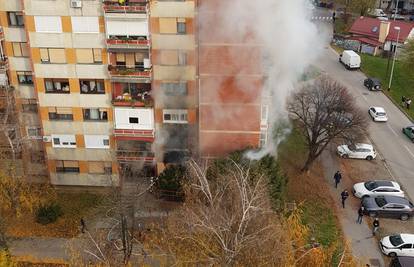 Policija o požaru na Ferenščici: Uzrok je kvar lampica za bor