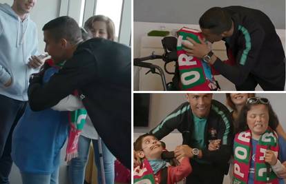 Sjajna gesta: Cristiano Ronaldo uljepšao je dan bolesnoj djeci