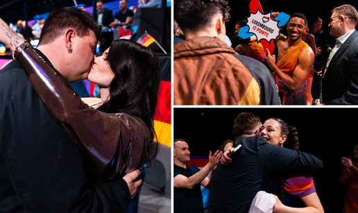 FOTO Suze, zagrljaji i poljupci: Finalisti Eurosonga pršte od emocija u backstageu Arene