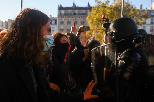 Nationwide day of student protests in France