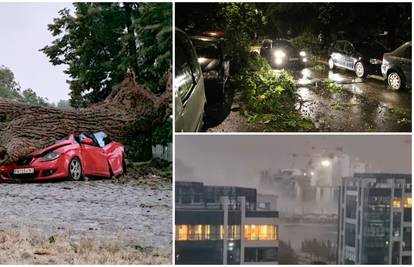 Oluja poharala i Beograd, pale su dvije dizalice, a ozlijeđena je i trudnica: 'Zvuk je zaglušujući'