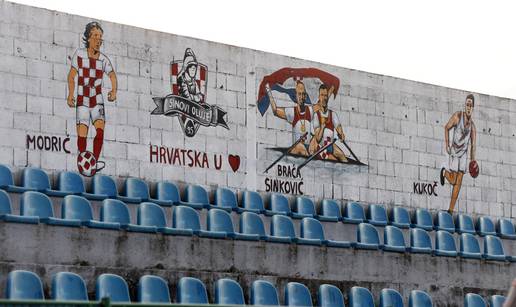 VIDEO  Stadion Dinare ukrašen je muralima hrvatskih sportaša