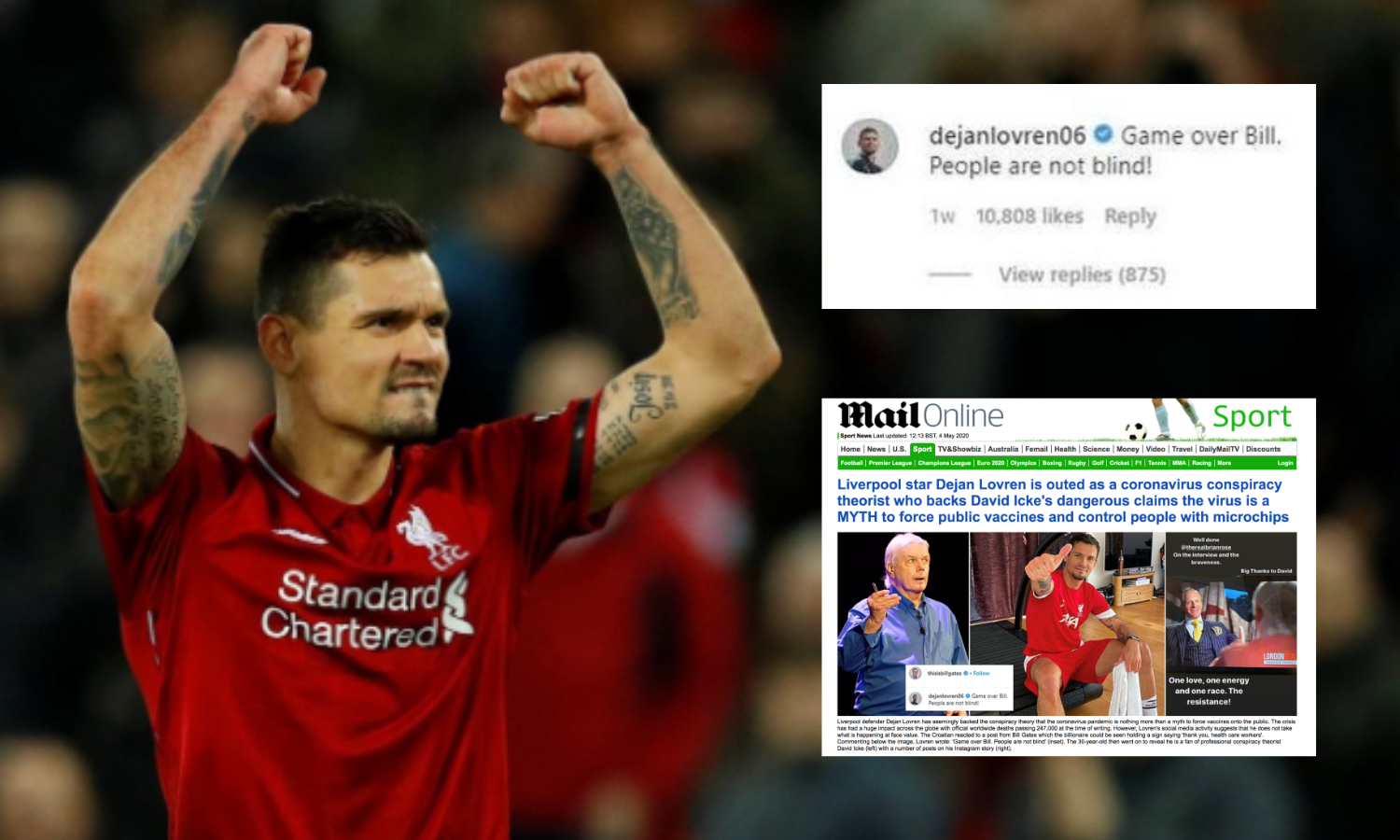 Lovren se svađa s Gatesom, a svi se ismijavaju s Lovrenom...