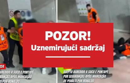 VIDEO Šokantni prizori: Zaštitari nemilo mlate navijača na Euru, policija je pokrenula istragu!