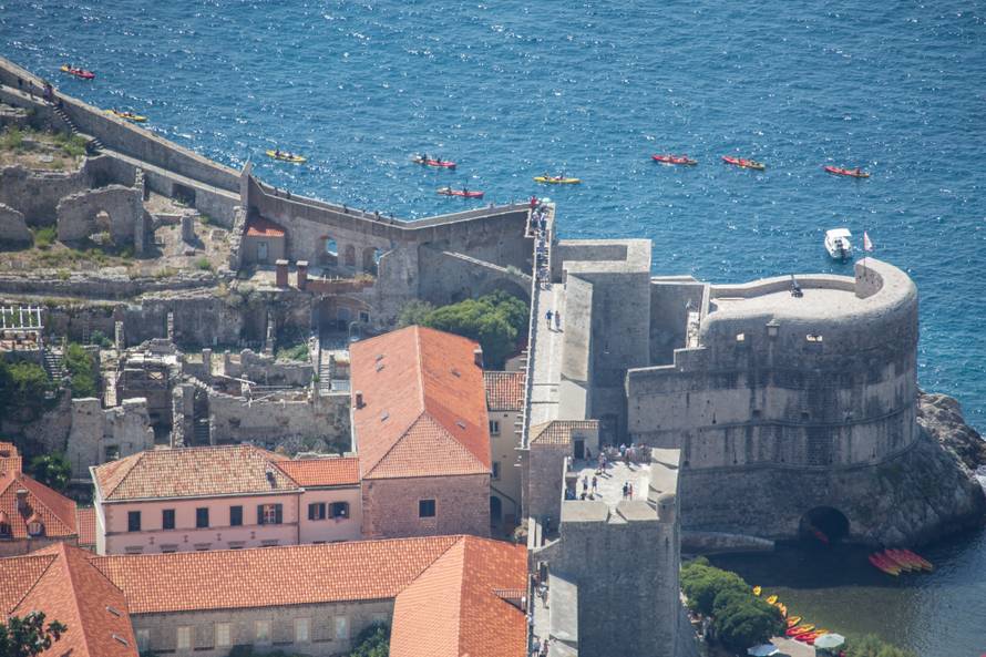 Panorama Dubrovnika sa SrÄa