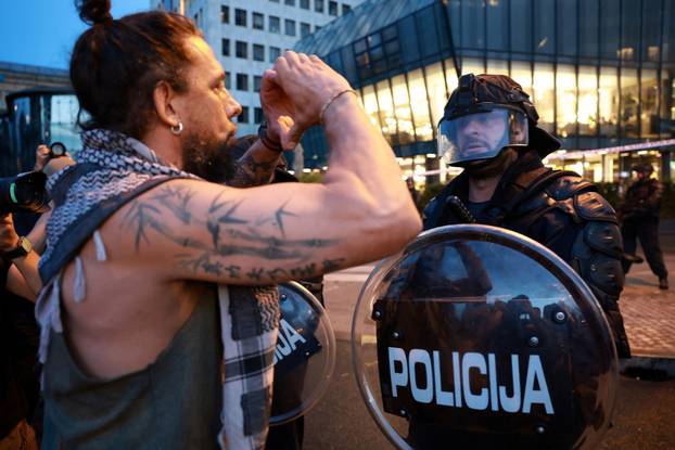 Protest against the opening of the Israeli embassy in Ljubljana