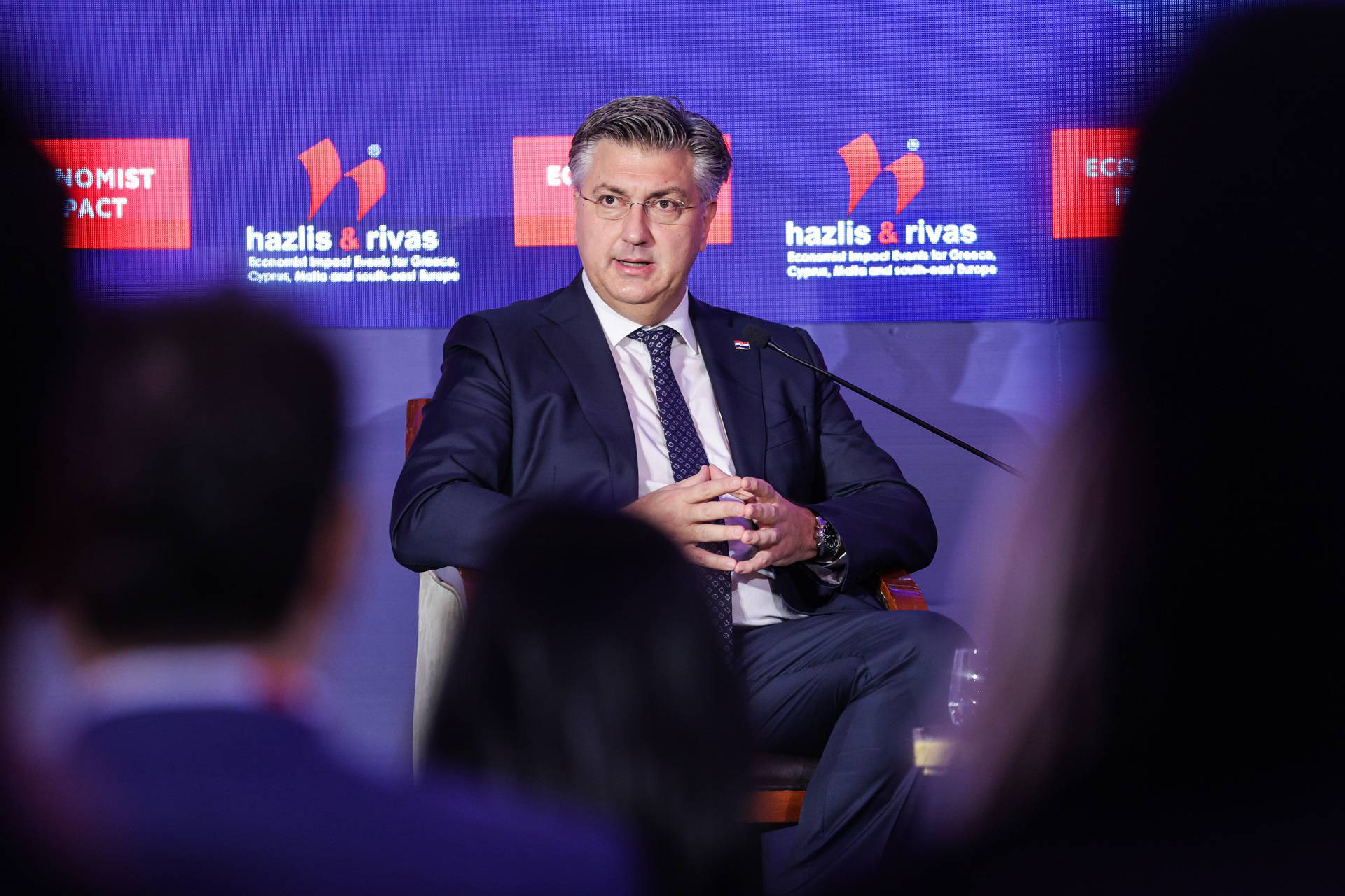 Zagreb: Predsjednik Vlade Andrej Plenković sudjelovao je na The Economist Croatia Business Summitu  u hotelu Esplanade