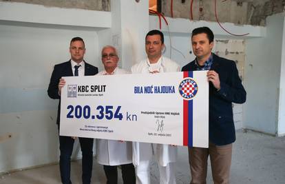 Velika gesta Hajduka: Donirali su splitskoj bolnici 200.354 kn
