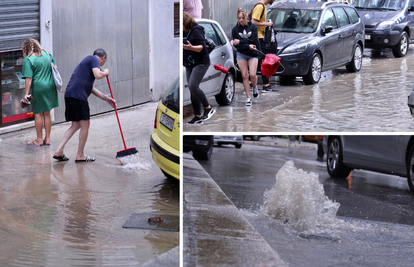 Potop u Splitu i okolici: Najgore u centru, ispumpavali desetke podruma, vjetar lomio grane