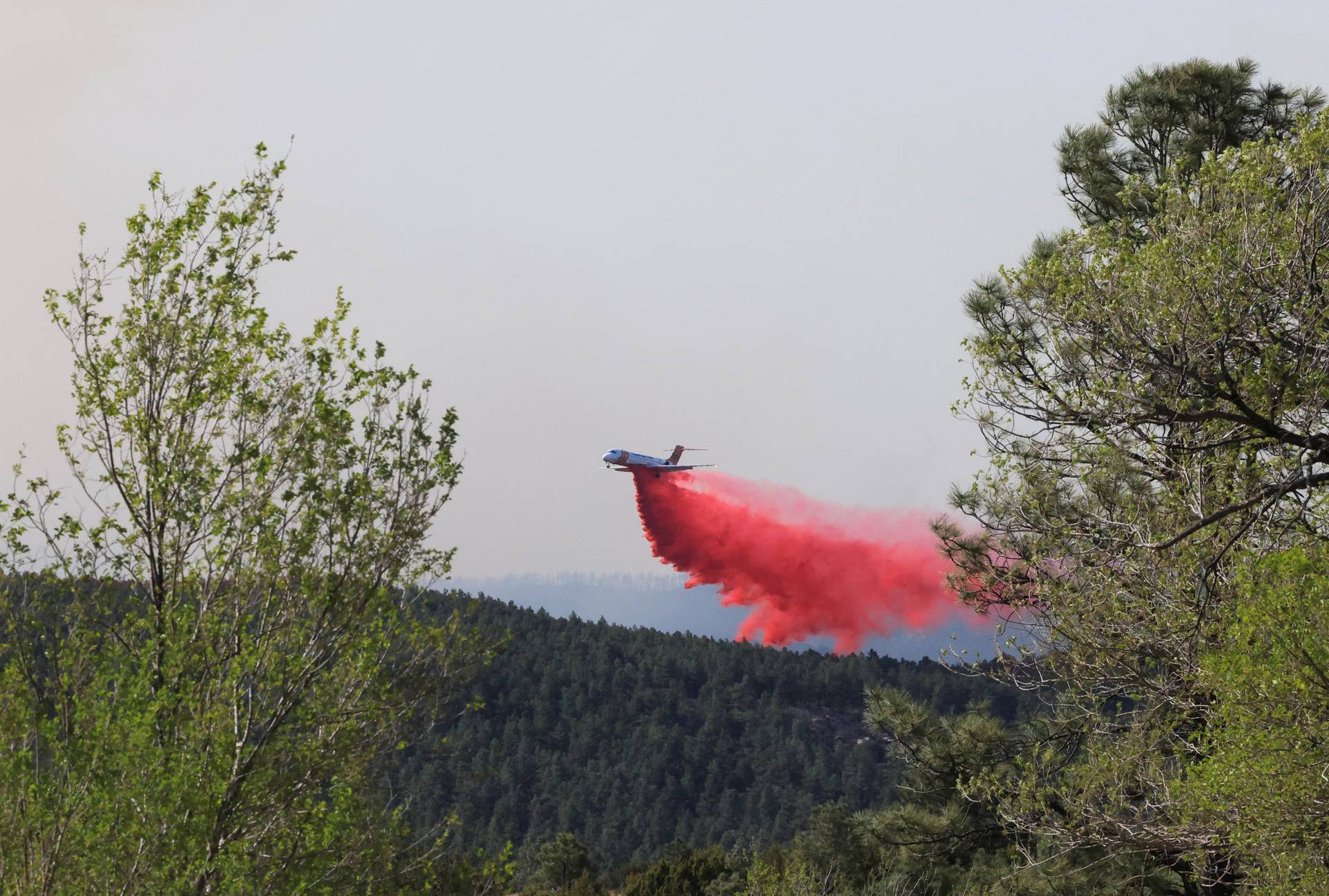 Wildfires near Las Vegas, New Mexico