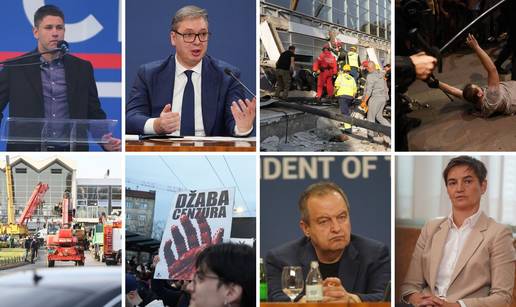 FOTO Abeceda protesta u Srbiji: Prije godinu pala nadstrešnica u Novom Sadu. Poginulo 16 ljudi.