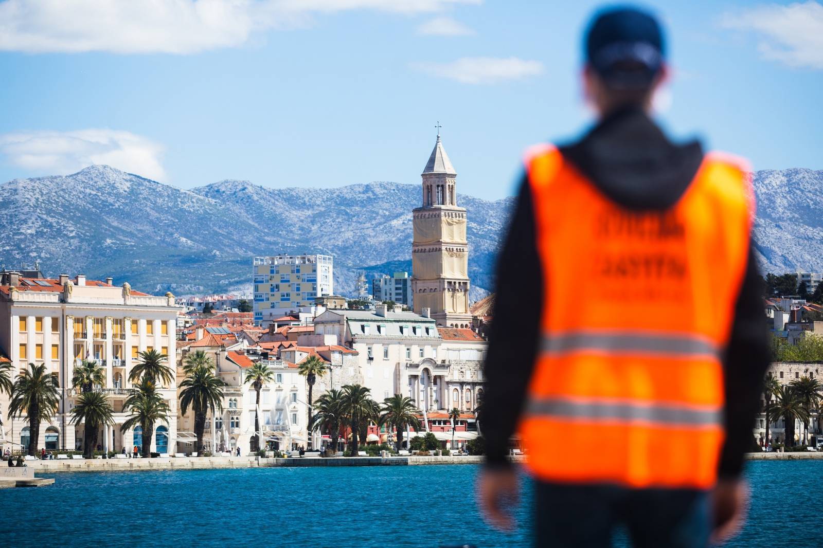 Split: Patrola Civilne zastite kontrolira građane na javnim površinama