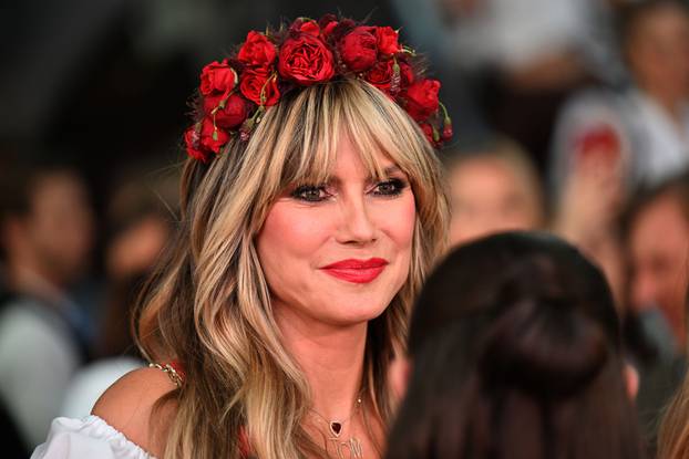 Red carpet in front of Heidi Klum's "HeidiFest"