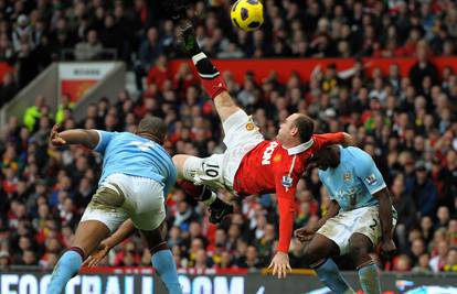 Rooneyjeve 'škarice' Cityju su najljepši gol ikad u Premier ligi