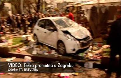 Video: Prva snimka s mjesta teške nesreće na Trešnjevci