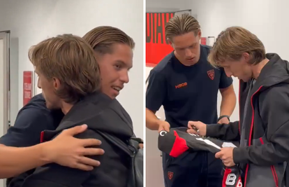 VIDEO Vječna uspomena za Niku Kovača. Luka Modrić mu je nakon utakmice poklonio dres