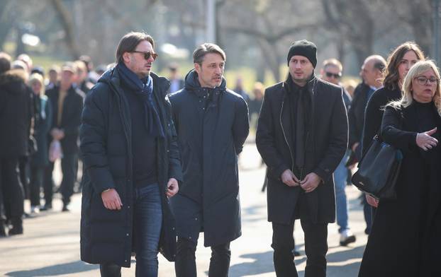 Zagreb: Odavanje počasti Miroslavu Ćiri Blaževiću na Mirogoju