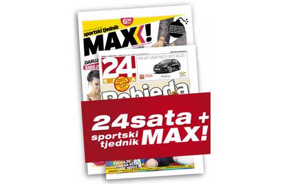 U subotu potražite super sportski paket 24sata i Maxa!