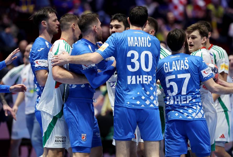 Malmo: Nakon pobjede došlo je do naguravanja rukometaša Hrvatske i Mađarske
