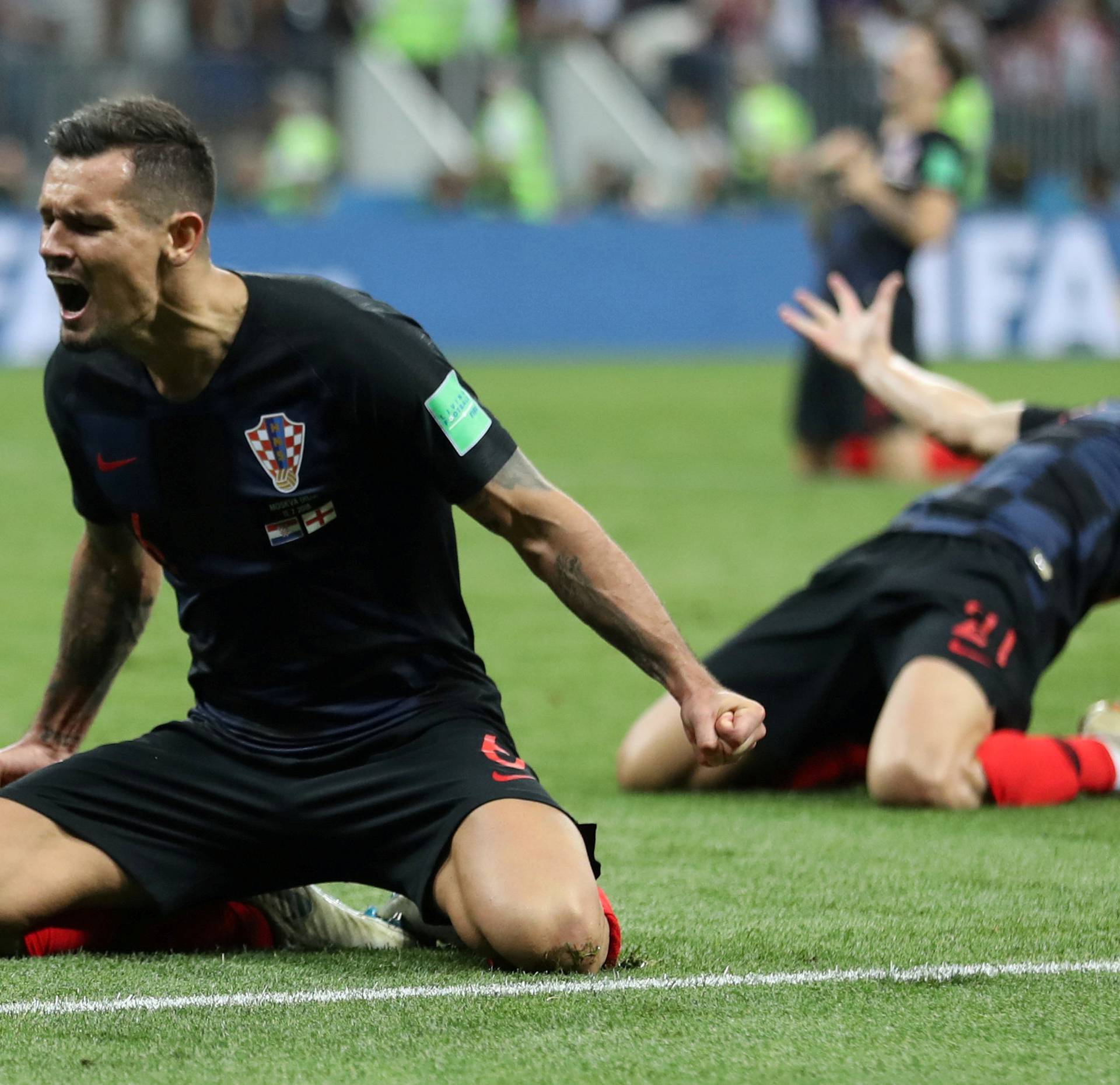 World Cup - Semi Final -  Croatia v England