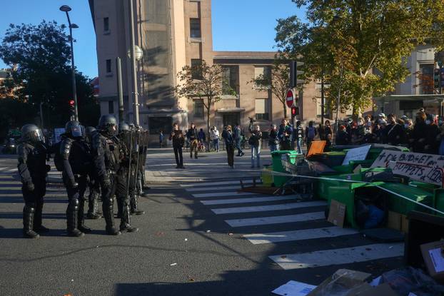 Nationwide day of student protests in France
