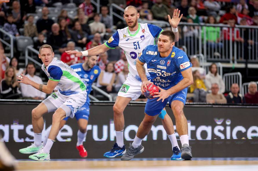 Zagreb: Prijateljska rukometna utakmica između Hrvatske i Slovenije