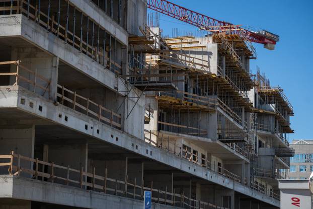 Zagreb: Gradilište i zgrada Projekt Avenue V, 