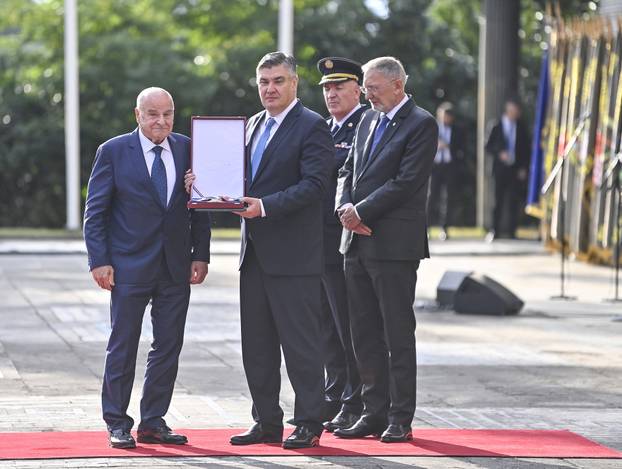 Zagreb: Svečani prijem povodom Dana policije u Predsjedničkim dvorima