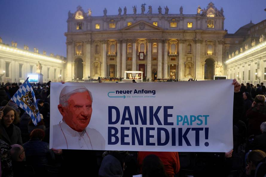 Funeral Mass of former Pope Benedict at the Vatican