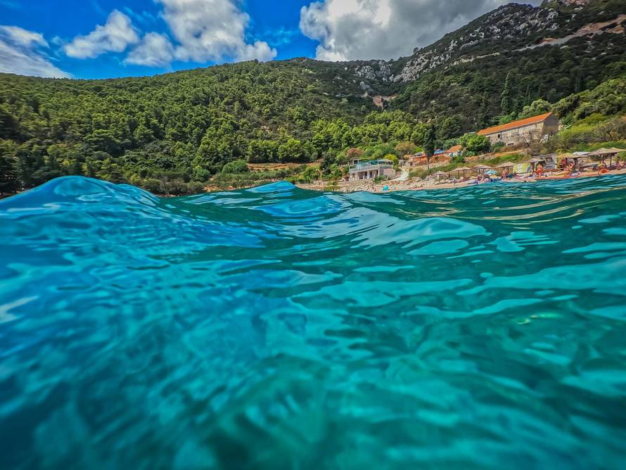 Uvala Pupnatska Luka na otoku Korčuli