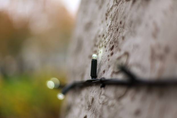 Zagreb: Zasvjetlile prve adventske lampice u parku Zrinjevac