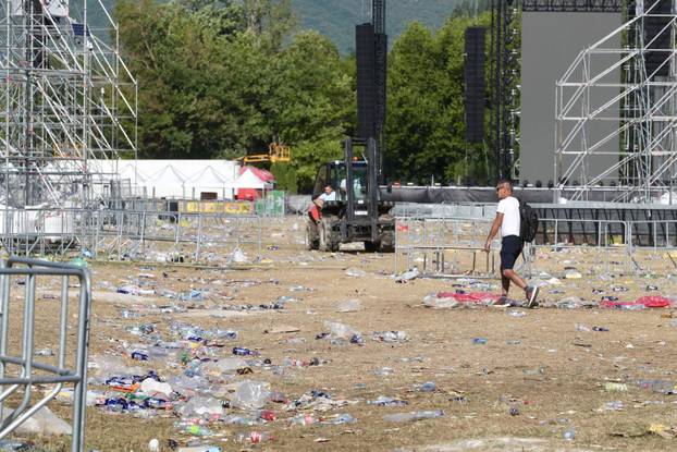 Jutro nakon koncerta Marka Perkovića Thompsona na sinjskom hipodromu