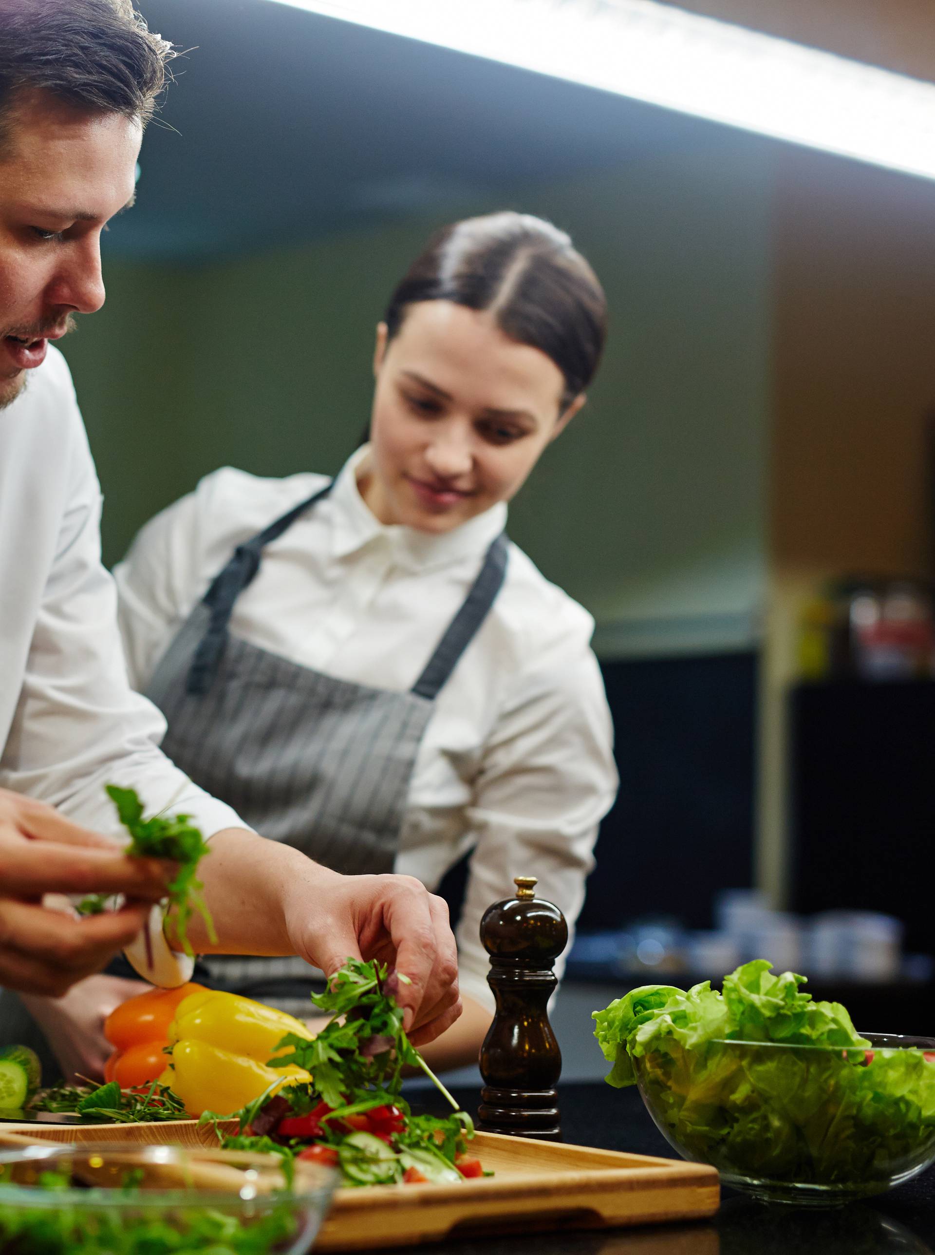 Cooking together