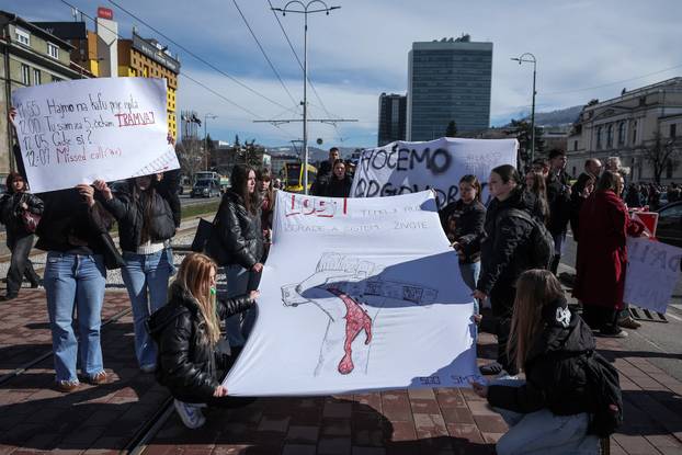 Novi prosvjed na ulicama Sarajeva nakon teške tramvajske nesreće