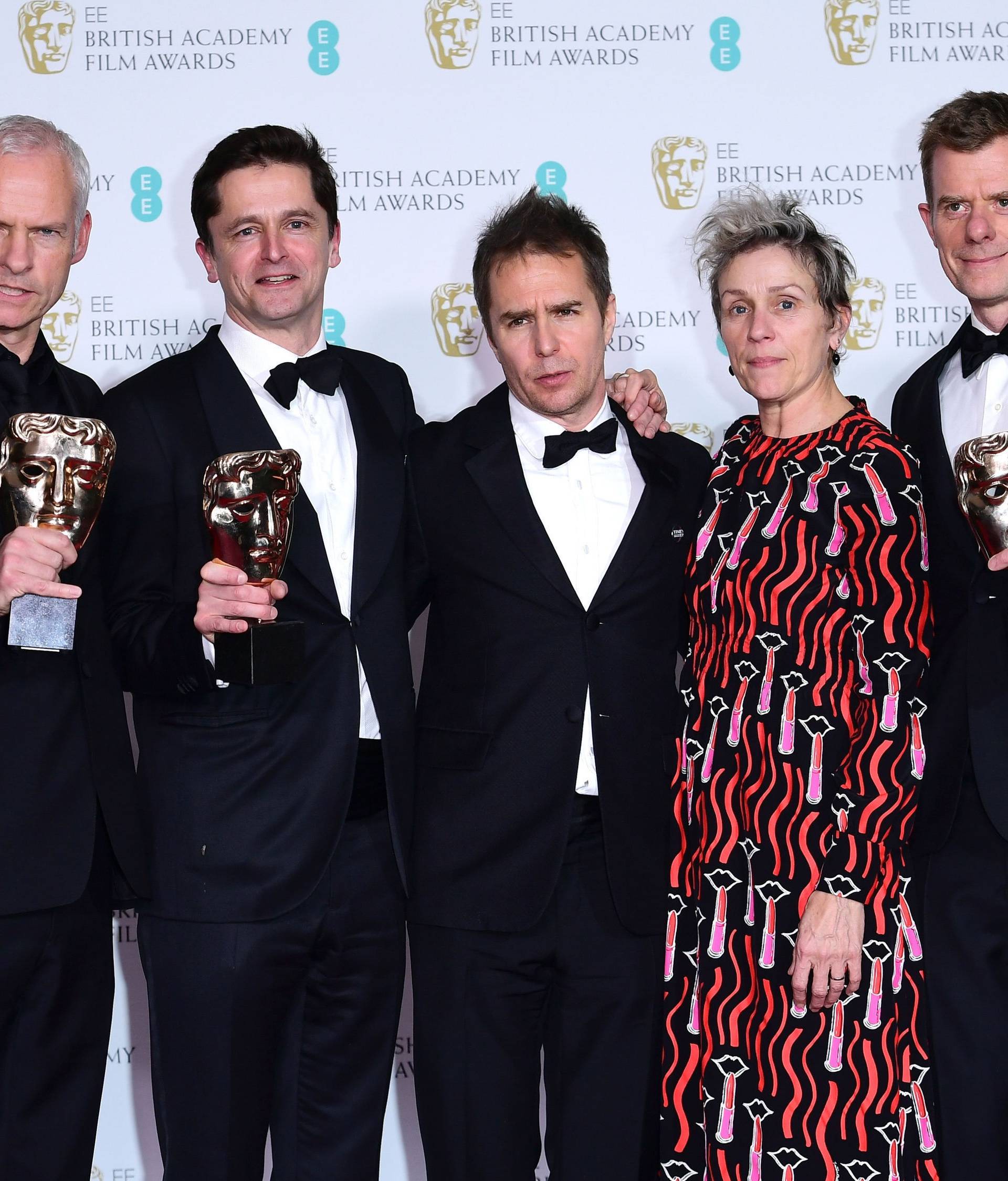 BAFTA Film Awards 2018 - Press Room - London