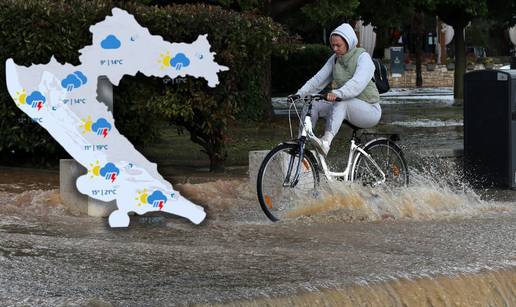 Nastavak nestabilnog vremena: Upaljeni meteoalarmi,  stiže još kiše i grmljavinskih nevremena!