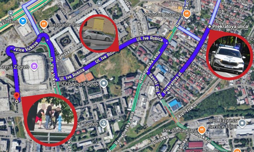 DETALJI OTMICE  Zgrabili su ga kod Arene Zagreb. Uhvatili su ih 2 kilometra dalje u Trokutu!