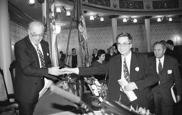 Konstituirajuća sjednica na 43. Skupštini Grada Zagreba, 2.12.1995.