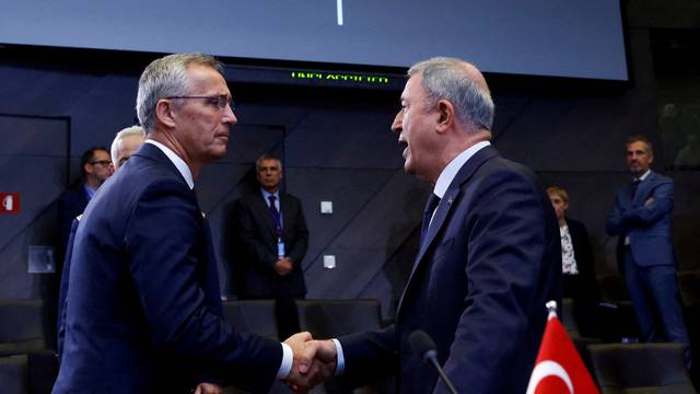 FILE PHOTO: NATO defence ministers meeting in Brussels