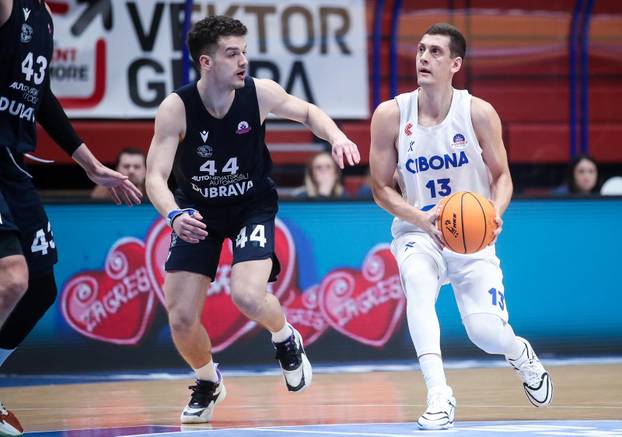 Zagreb: Utakmica 21. kola prvenstva Hrvatske, Cibona - Dubrava
