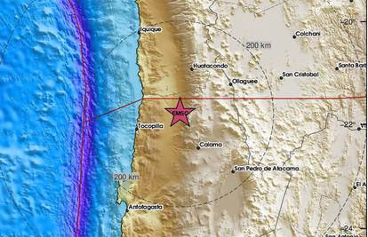 VIDEO Snažan potres od 6,1 Richtera pogodio Antofagastu u Čileu: 'Jako je dugo trajalo'