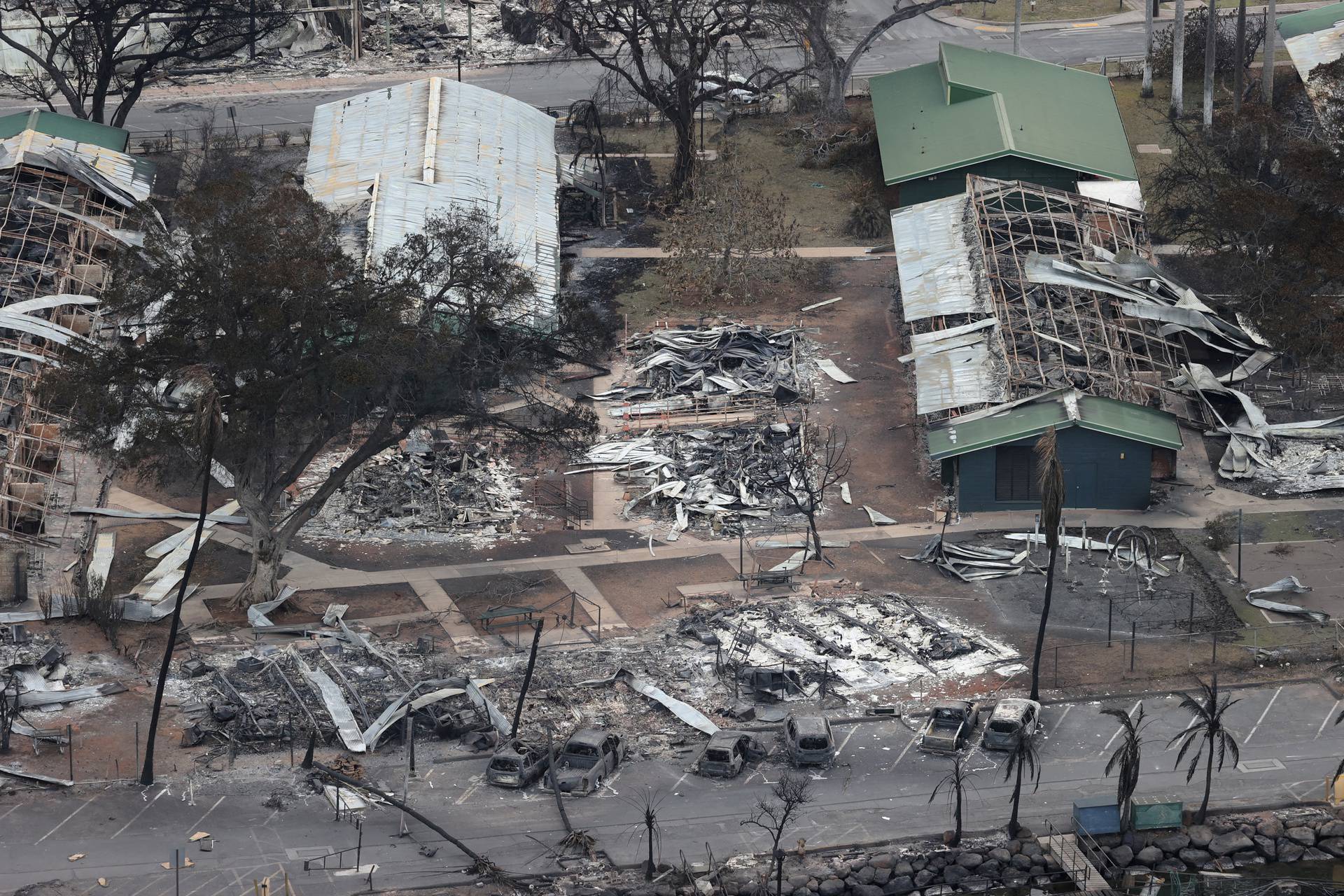 Wildfires driven by high winds hit Hawaiian island of Maui