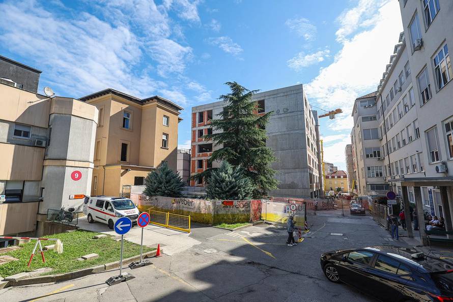 Zagreb: Građevinski radovi na KBC Sestre milosrdnice 