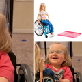 Elli (2) koja ne može hodati poklonili su Barbiku u kolicima