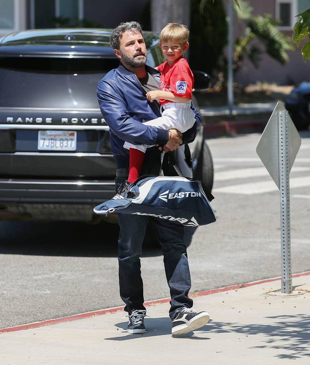 Ben Affleck and family are seen in Los Angeles