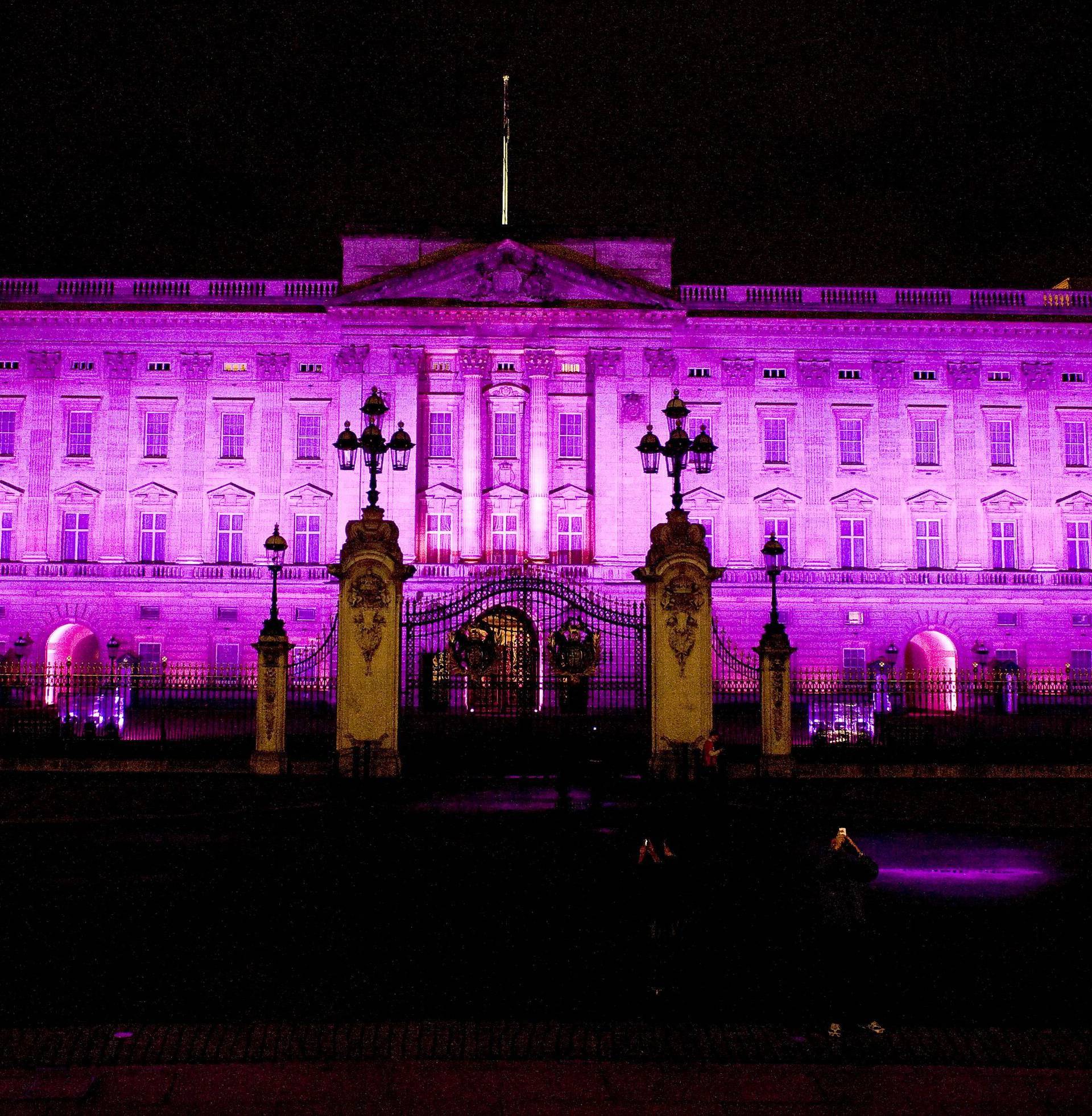 Landmarks turn pink for charity